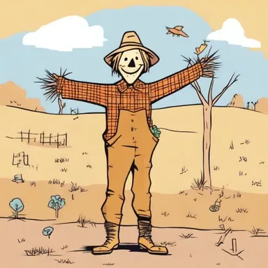 Why did the scarecrow become a comedian? Because he wanted to earn-estly make people laugh!