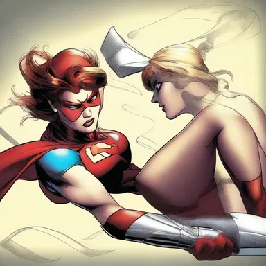 As the superhero battled the villain, she skillfully wielded her cutlery, turning them into deadly weapons.