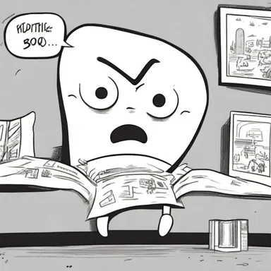 The comic strip creator substituted the word 'boo-boo' for a more inoffensive term when the character got hurt.