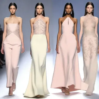 The designer showcased a collection of elegant and inoffensive dresses that combined modern trends with timeless style.