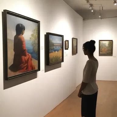 The art exhibition showcased beautiful and inoffensive paintings that evoked a sense of tranquility.