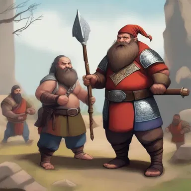 The dwarf warrior received a generous bakshis from the grateful villagers for saving their village from the marauding dragon.