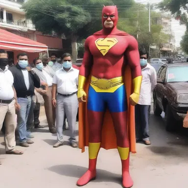 After defeating the supervillain, the superhero was honored with a large bakshis by the city's residents for his bravery.
