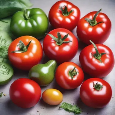 Why did the tomato turn red? Because it saw the salad dressing and inquired about the potential for a tasty combination!