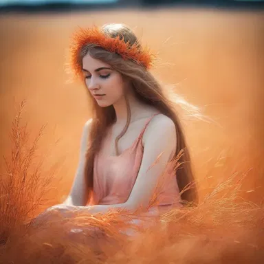 In Greek mythology, it is believed that orange grass was created by the tears of Apollo when he mourned the loss of his love, Daphne.