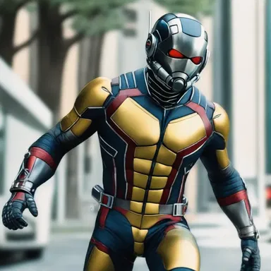 In the movie 'Ant-Man', the antagonist Yellowjacket uses his enhanced suit equipped with a clypeus that allows him to protect himself during battles.