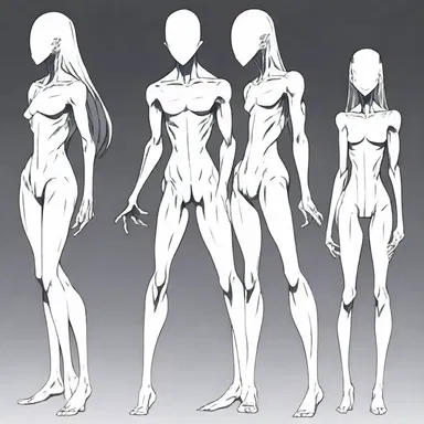 The main character in this anime has a unique habitus, with a slender physique and characteristic features.