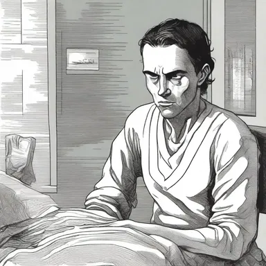 In the novel, the main character's habitus made him more susceptible to the effects of the mysterious illness.