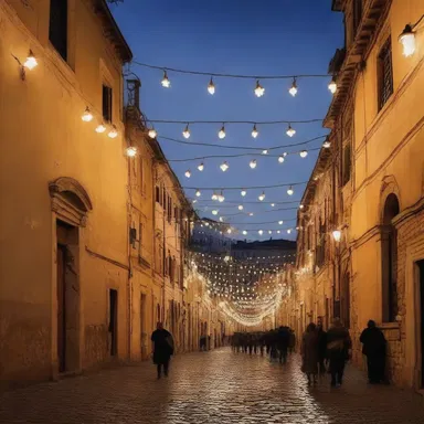 In ancient Rome, the streets would be adorned with festoons to celebrate victorious military campaigns.