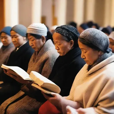 During the winter prayer service, individuals with cryesthesia received special provisions to keep them warm and ensure they could fully participate in the religious ceremony.