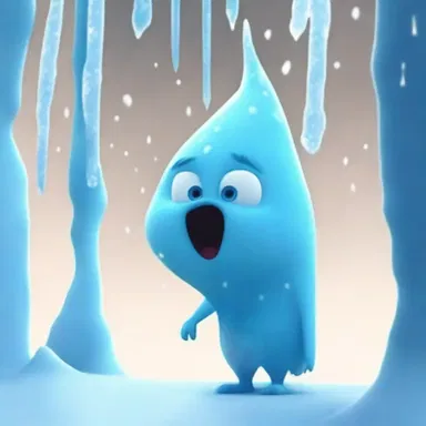 The animated character had cryesthesia, and every time they encountered something cold, they would shiver and turn blue with icicles forming on their nose.