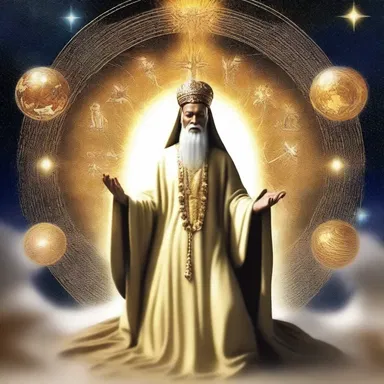 According to some religious texts, God is considered the mistress of the universe, directing all creation.