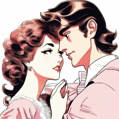 The character's ruttish desires were depicted through their blush-filled face, exaggerated body language, and overpowering passion.