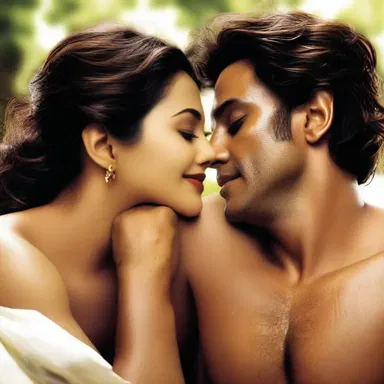 The steamy love scene between the two actors conveyed their ruttish longing for each other in a tastefully intense manner.