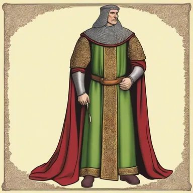 In the medieval era, a liegeman would often wear a distinctive costume to showcase their allegiance to their lord.