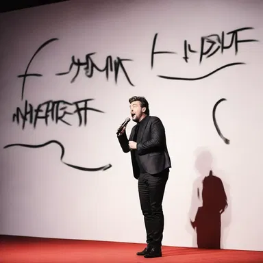 During the comedy show, the comedian cracked a scatology joke, which had the whole audience in splits.