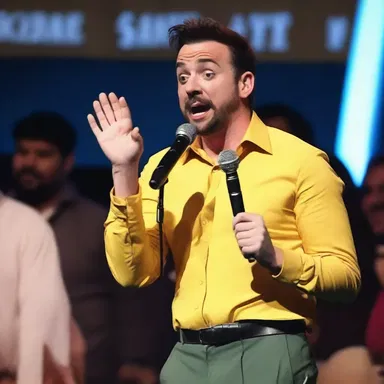 During the comedy show, the comedian cracked a scatology joke, which had the whole audience in splits.