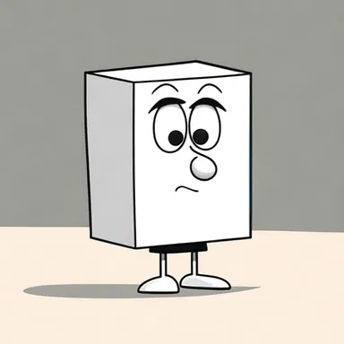 In the cartoon, the character shrunk to the size of a cubic millimeter.