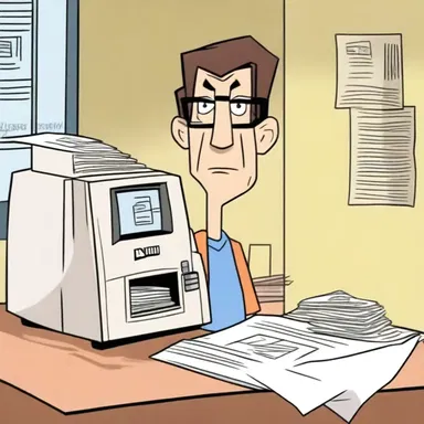 In the latest episode of the cartoon show, the main character used a postage meter to ship all his fan mail.
