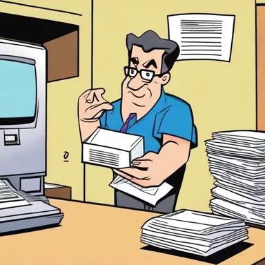 In the latest episode of the cartoon show, the main character used a postage meter to ship all his fan mail.