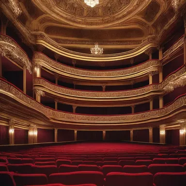 The grand opera house featured a stunning acoustical design that enhanced the performances of the vocalisers.
