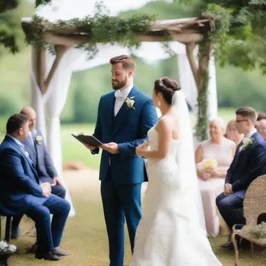 The wedding ceremony was made even more romantic by a talented vocaliser singing a beautiful love song.