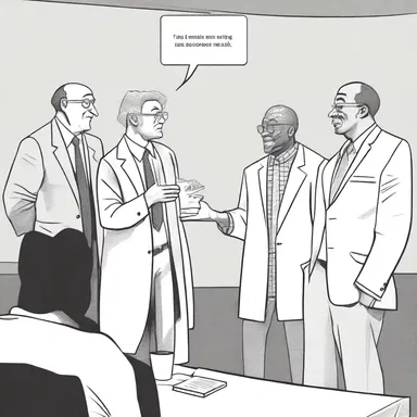 While discussing serious societal issues, the panelists would occasionally digress and make humorous comments like characters in a comic strip.