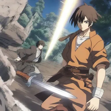 In the middle of the action-packed battle scene, the anime's protagonist would occasionally digress to reflect on their past and contemplate the meaning of their journey.