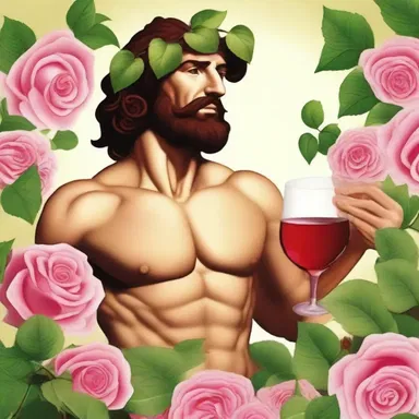 According to Greek mythology, the god Dionysus enjoyed drinking rose wine as a symbol of celebration and festivity.