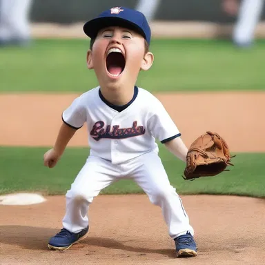 Why did the baseball scream? Because it was a screamer!