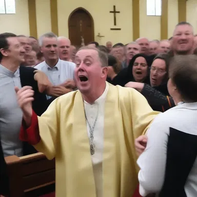 The sensational screamer 'Miracle Healing at Local Church' attracted a lot of attention in the religious community.