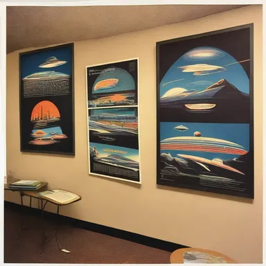 Books and posters depicting futuristic worlds and advanced technology covered the walls of the rec room, creating an ambiance of sci-fi wonder.