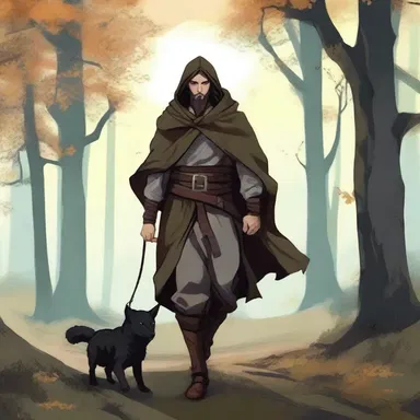 In the fantasy novel, the protagonist forms a strong connection with a wise and loyal familiar spirit, who aids them in their journey.