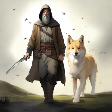 In the fantasy novel, the protagonist forms a strong connection with a wise and loyal familiar spirit, who aids them in their journey.