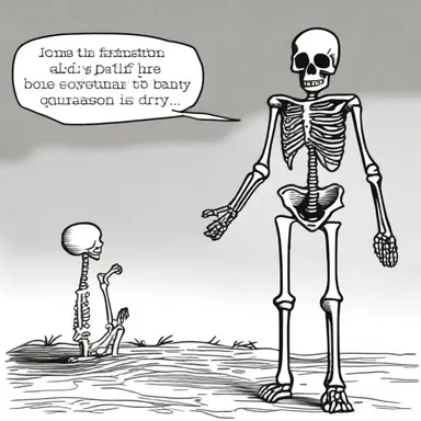 Why did the skeleton go to the party? For exoneration! He wanted to defend himself against the accusation of being 'bone' dry!