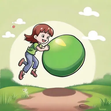 In the fantasy novel, the protagonist stumbled upon a magical jumping bean that granted wishes when it jumped.
