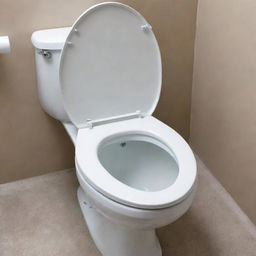 Transform a grimy, dirty toilet into a shiny, spotless, and clean toilet. The after image should represent hygiene and cleanliness.