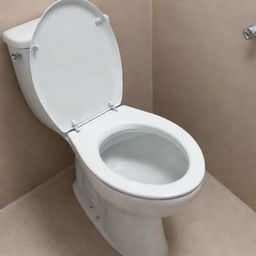 Transform a grimy, dirty toilet into a shiny, spotless, and clean toilet. The after image should represent hygiene and cleanliness.