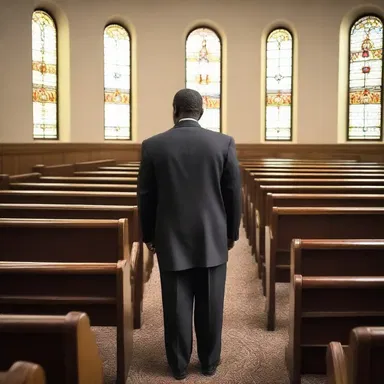 The preacher emphasized the need for faith and trust in God, even during uncertain times.