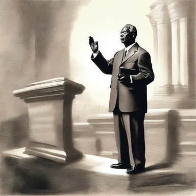 The preacher emphasized the need for faith and trust in God, even during uncertain times.