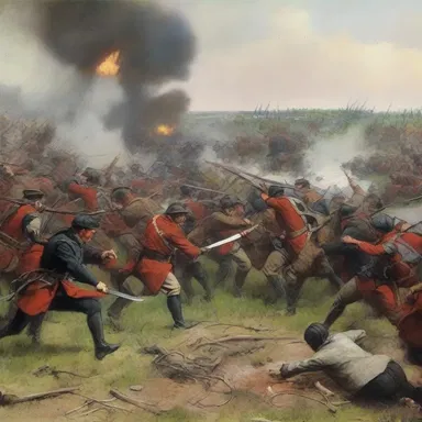 The outcome of the battle was uncertain until the very end, with both sides fiercely fighting for victory.