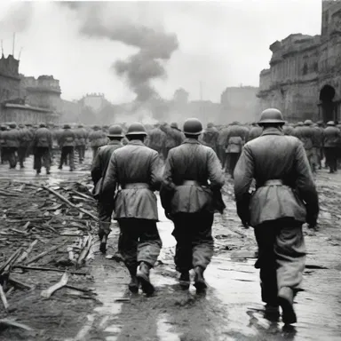 The outcome of World War II was uncertain until the final months of the conflict.