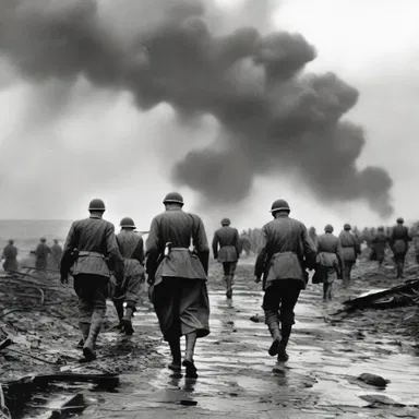 The outcome of World War II was uncertain until the final months of the conflict.