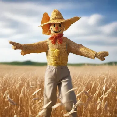 Why did the scarecrow win an award? Because he was outstanding in his field... of uncertain corn!