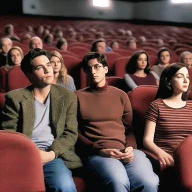 The movie kept the audience on the edge of their seats with its uncertain ending.