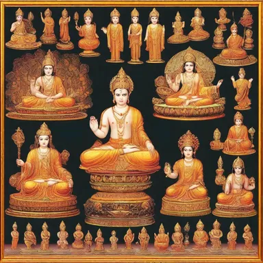 In some religious traditions, there are specific quantifiers used to represent the number of deities.