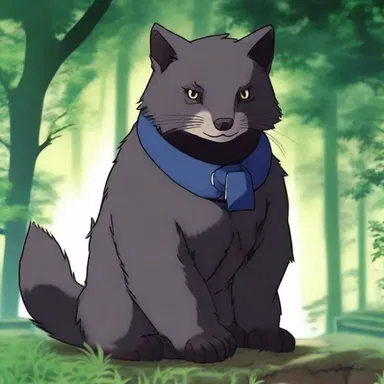 In the anime series, the bearcat is portrayed as a clever and mysterious creature with magical abilities.