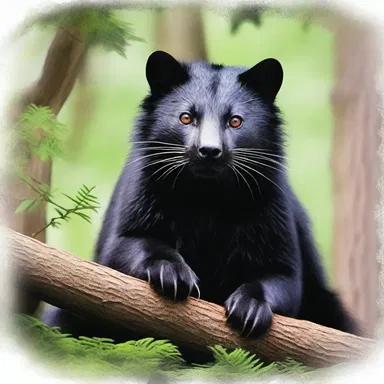 According to ancient mythology, the bearcat was believed to be a guardian of the forest and a symbol of wisdom and strength.