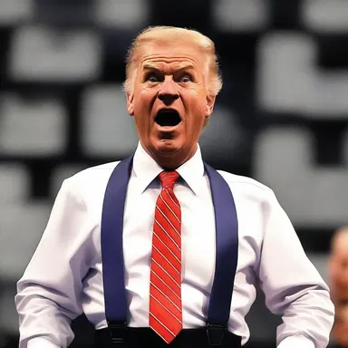As he was speaking in front of the crowd, he started fiddling with his tie, making a joke of his nervousness.