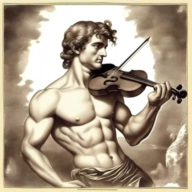 According to Greek mythology, Orpheus was a legendary fiddler known for his divine music.